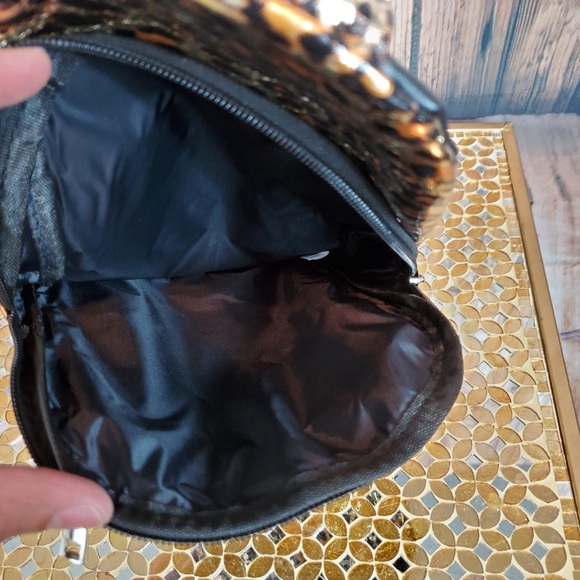 Leopard Cross Body Bag NWT Glossy - Picture 4 of 4